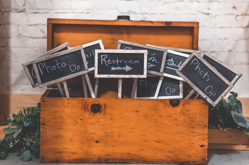 Chalkboard signs